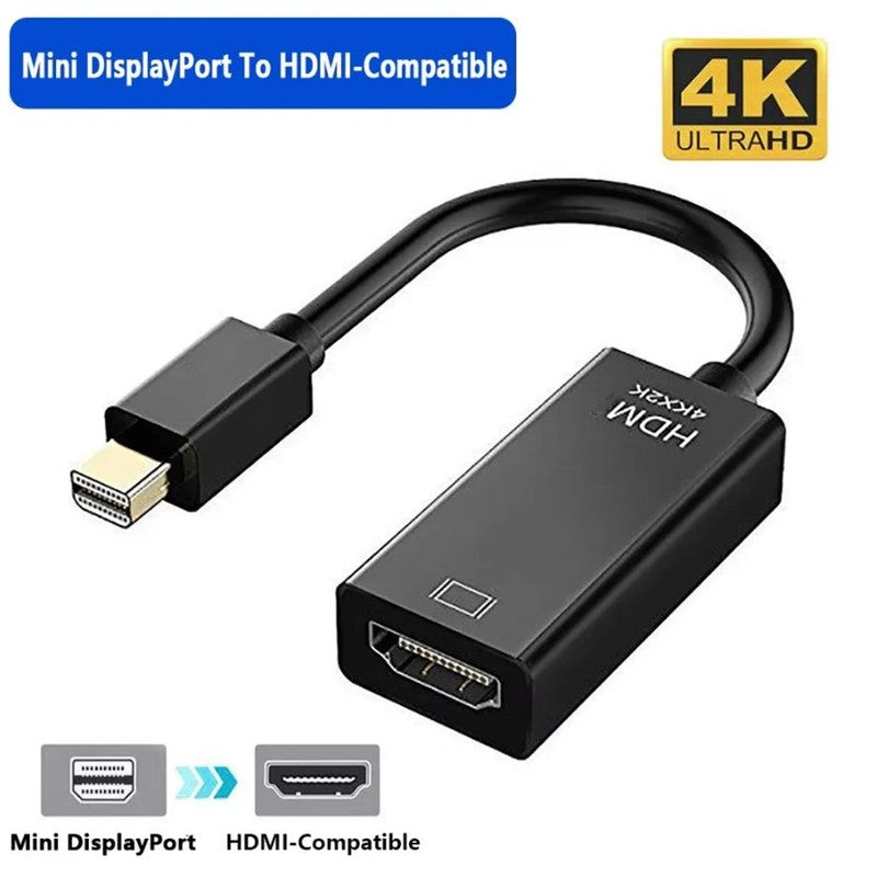 Mini DisplayPort to HDMI Adapter 4K Thunderbolt Converter for MacBook TV Monitor
