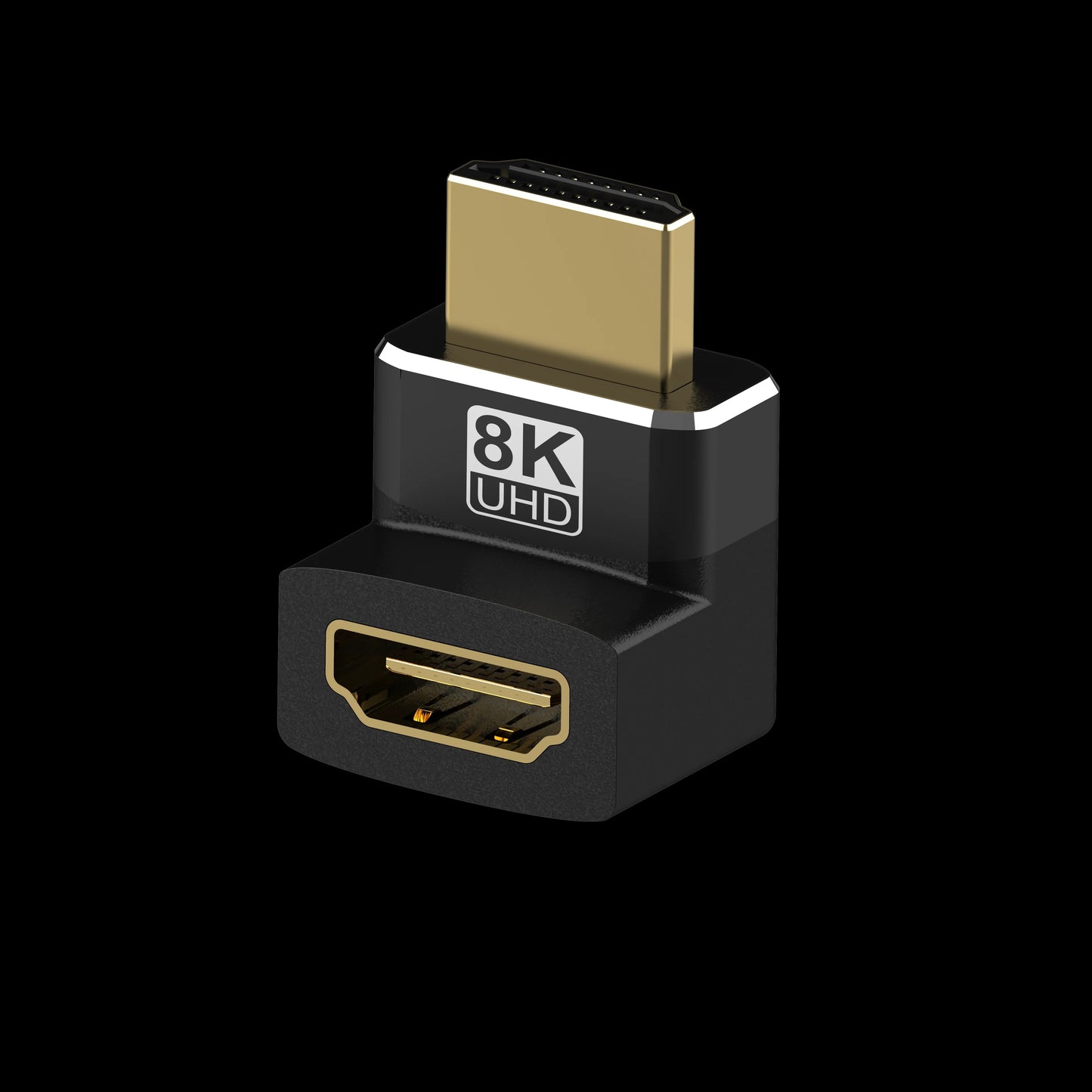 8K HDMI 90° 270° Right Angle Adapter 4K 120Hz HDMI Elbow Extension Connector
