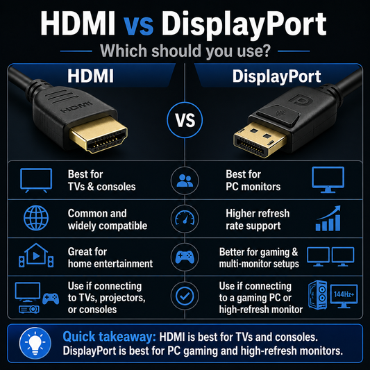 DisplayPort vs HDMI for Gaming: Which Should You Use?
