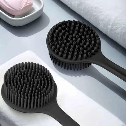 Purease Silicone Body Scrubber – Soft Exfoliating Brush for Face & Shower