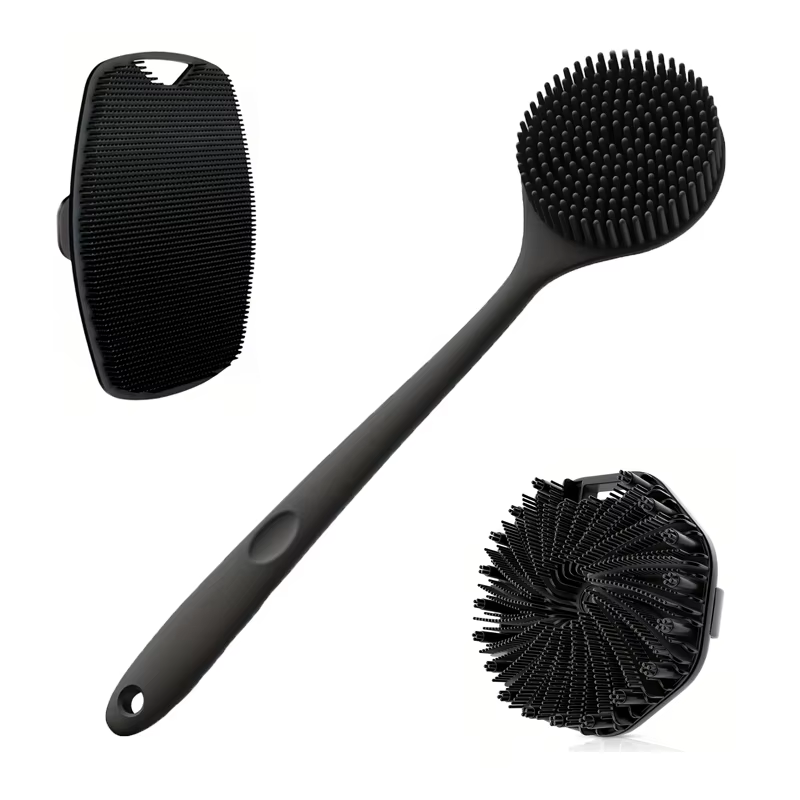 Purease Silicone Body Scrubber – Soft Exfoliating Brush for Face & Shower
