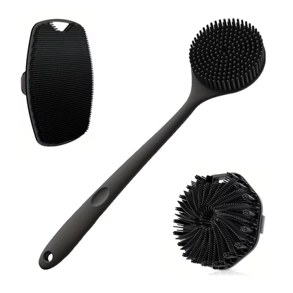 Purease Silicone Body Scrubber – Soft Exfoliating Brush for Face & Shower