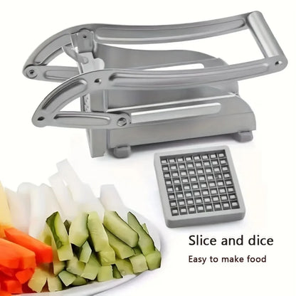 4-in-1 Stainless Steel Potato Cutter French Fry Slicer Chips Dicer Chopper Tool