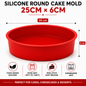 Silicone Round Cake Mold – Non-Stick, Food-Grade | 10cm to 25cm