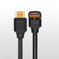 HDMI cable with one end showing 'SAMZHE' branding and the other end showing HDMI logo on a light gray background.