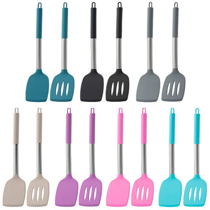 2PCS Silicone Spatula Set – Heat-Resistant Kitchen Cooking Utensils | Purease