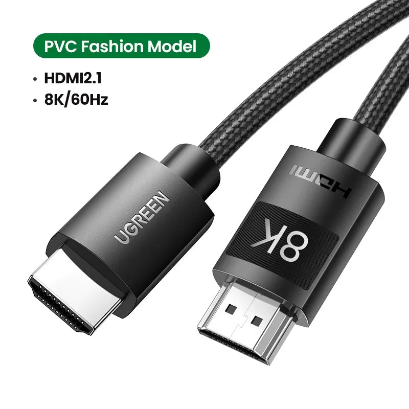 HDMI cable with UGREEN branding on a white background