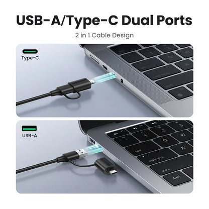 UGREEN Card Reader | 4-in-1 USB 3.0 | SD TF USB-A USB-C
