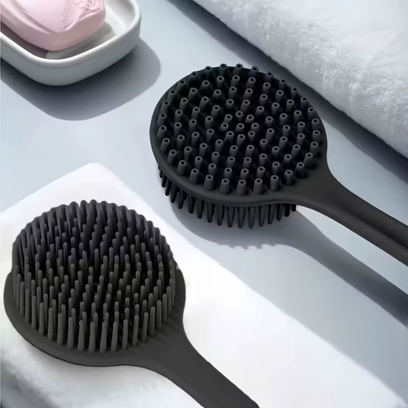 Purease Silicone Body Scrubber – Soft Exfoliating Brush for Face & Shower