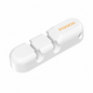 A white plastic 3-in-1 toothbrush holder with the brand name 'FOOCKI' printed in orange on the top, shown on a clean white background.