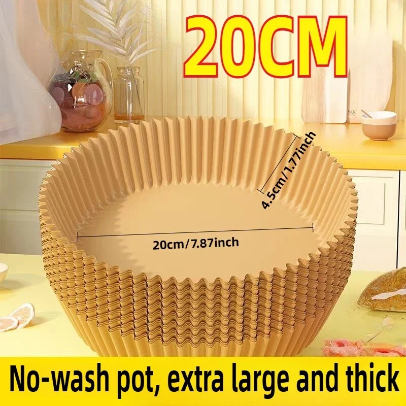 Non-stick disposable air fryer parchment paper liners in round and square shapes – Purease