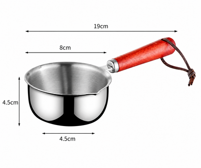 Purease Mini Stainless Steel Butter Warmer & Saucepan – 150ml / 300ml