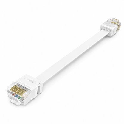 CAT6 Flat Ethernet Patch Cables 24 Pack | 1Gbps RJ45 | Black & White