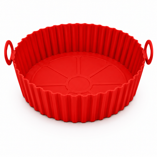 Reusable Silicone Air Fryer Liner – Non-Stick, Food-Grade | 8 Inch