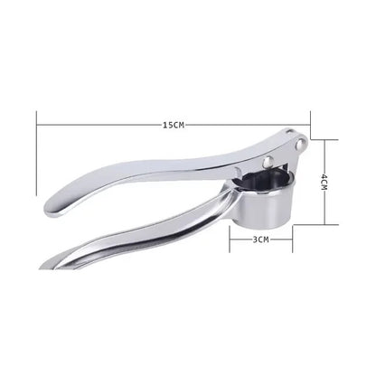Garlic Press Stainless Steel Crusher Easy Squeeze Heavy Duty Kitchen Tool