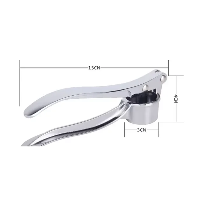 Garlic Press Stainless Steel Crusher Easy Squeeze Heavy Duty Kitchen Tool