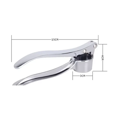 Garlic Press Stainless Steel Crusher Easy Squeeze Heavy Duty Kitchen Tool
