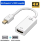 Mini DisplayPort to HDMI Adapter 4K Thunderbolt Converter for MacBook TV Monitor