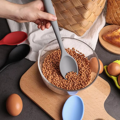 Purease Silicone Cooking Spoon – Long Handle Heat Resistant Kitchen Tool