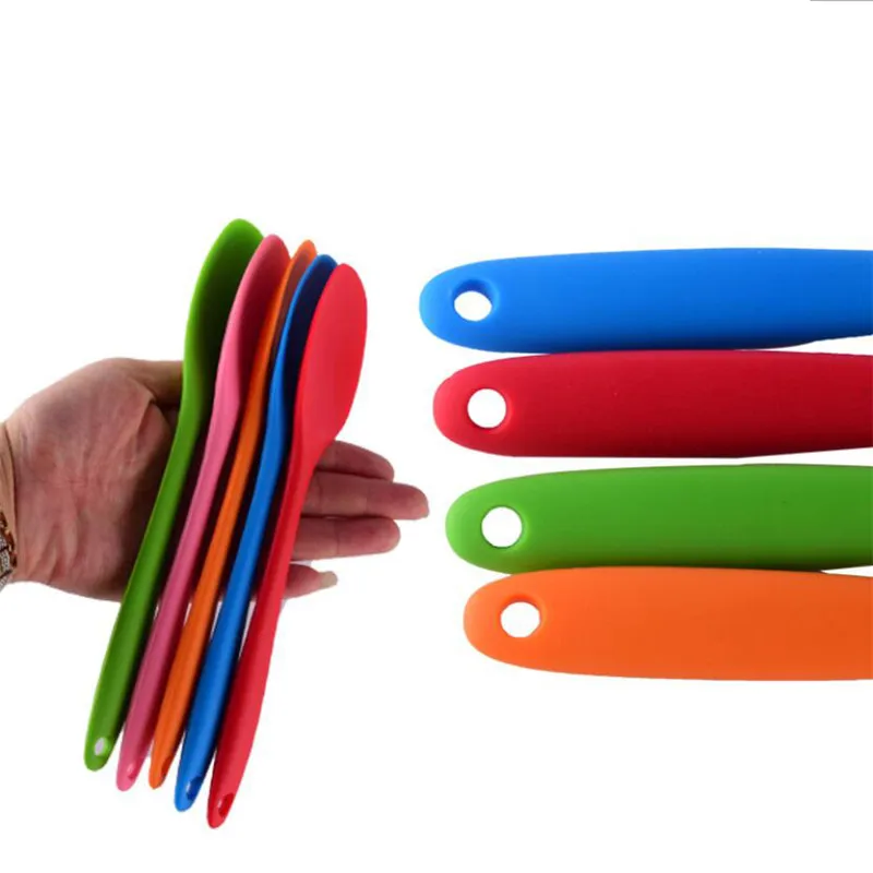 Purease Silicone Mixing Spoon – Long Handle Cooking & Baking Utensil