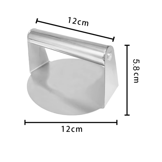 Stainless Steel Smash Burger Press | Heavy Duty Patty Maker | Purease