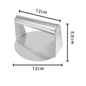 Stainless Steel Smash Burger Press | Heavy Duty Patty Maker | Purease