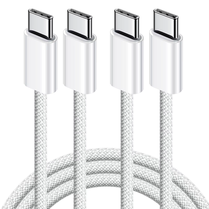 USB-C to USB-C Cable 60W PD Fast Charging – 1m & 2m | iPhone 16/15, Samsung, iPad