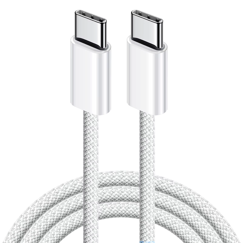 USB-C to USB-C Cable 60W PD Fast Charging – 1m & 2m | iPhone 16/15, Samsung, iPad