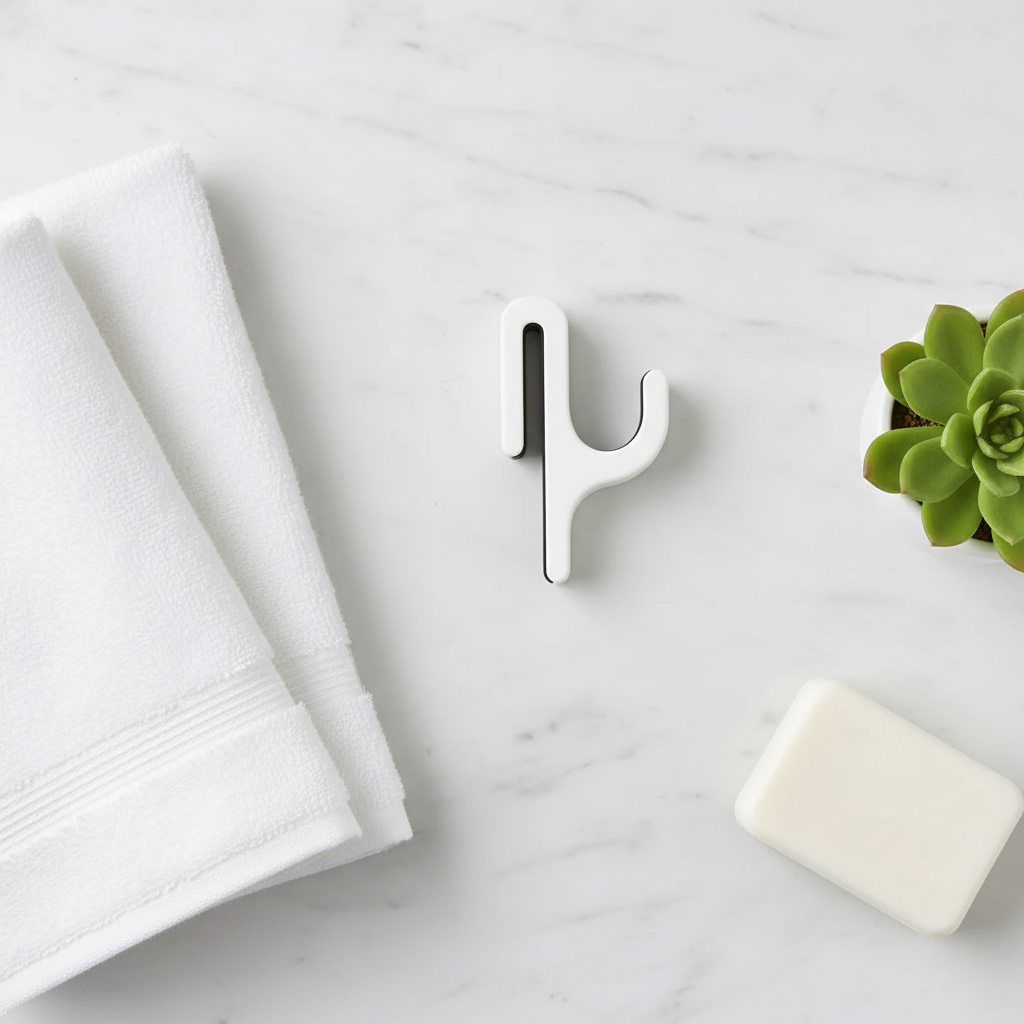 Flat lay both hooks