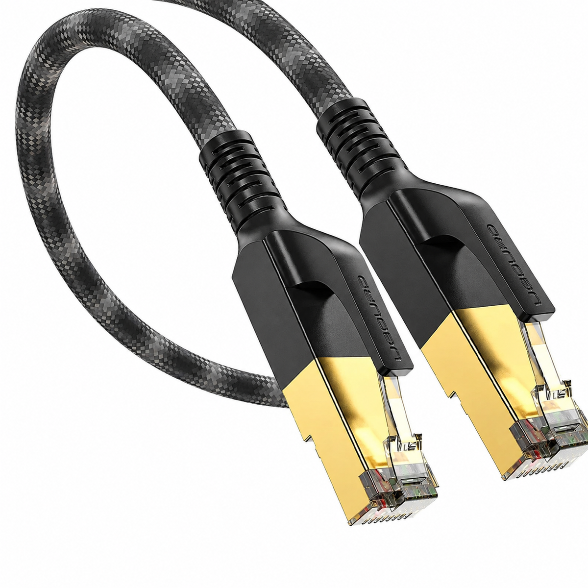 Uguord CAT8 Ethernet Cable | 40Gbps 2000MHz | Braided Shielded RJ45 | 0.5m–30m