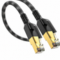 Uguord CAT8 Ethernet Cable | 40Gbps 2000MHz | Braided Shielded RJ45 | 0.5m–30m