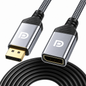 8K 60Hz DisplayPort Extension Cable DP 1.4 Male to Female 4K 120Hz 48Gbps