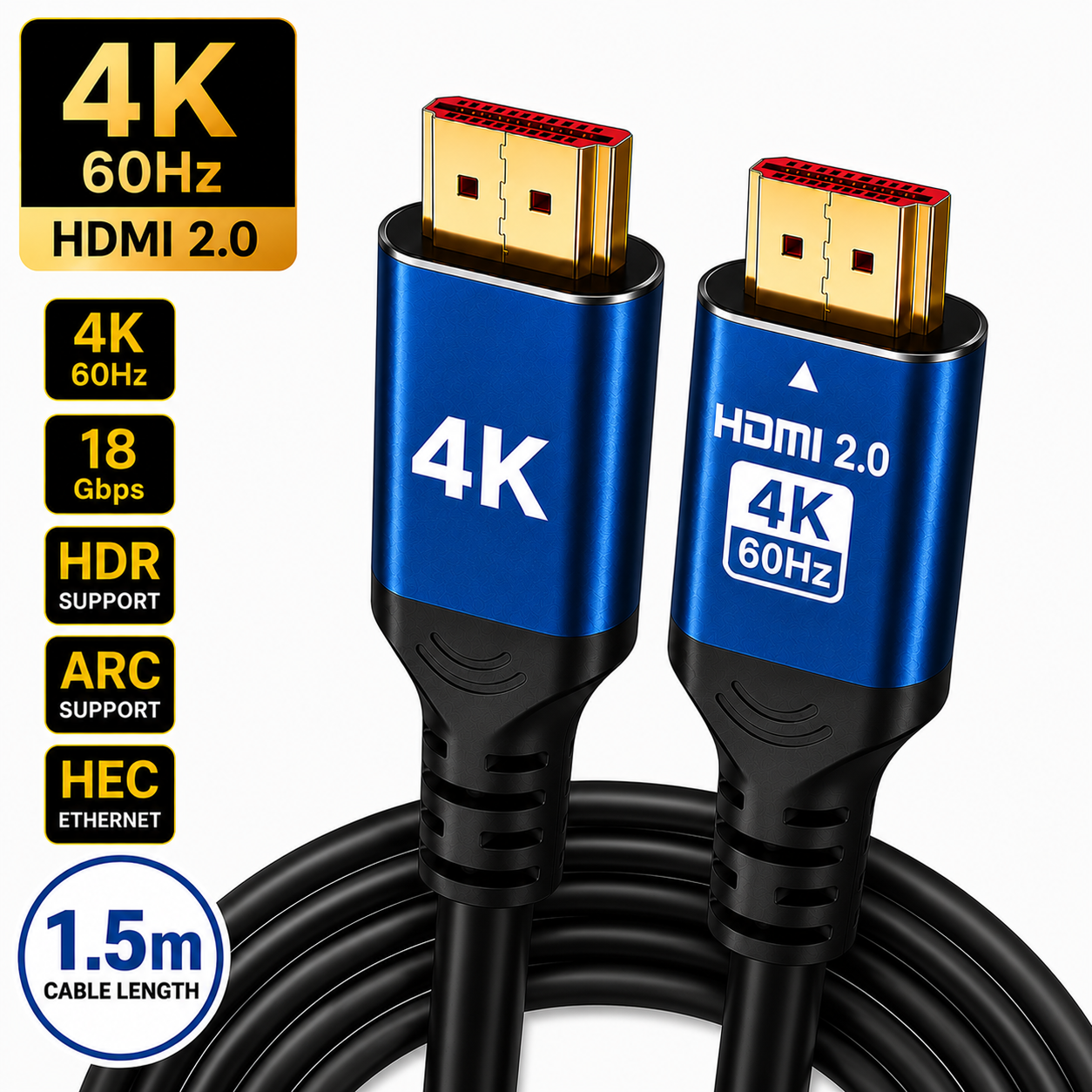 A 1.5m HDMI 2.