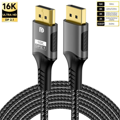 DisplayPort 2.1 Cable – 16K 8K@120Hz 4K@240Hz 80Gbps HDR Gaming Monitor