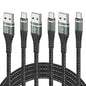 USB-A to USB-C Fast Charging Cable 3A – Nylon Braided Charging & Data Cable