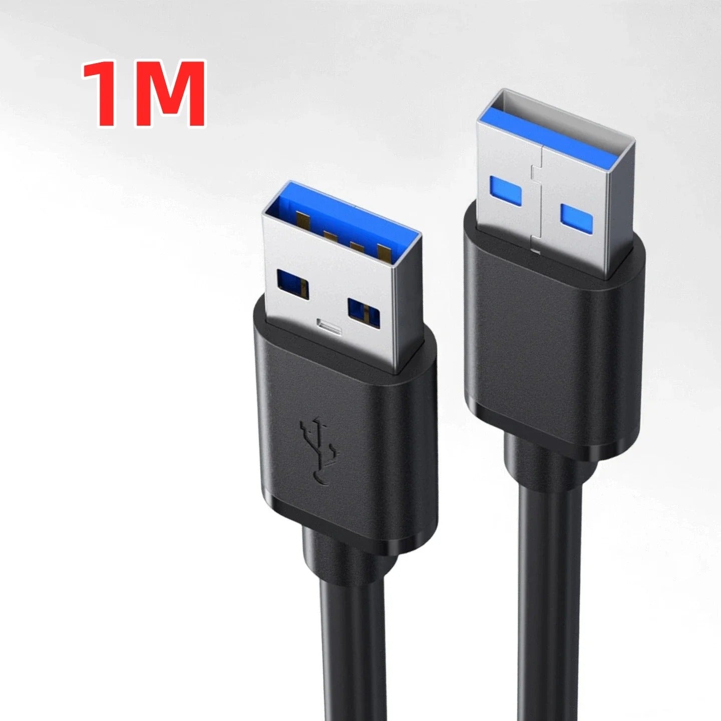 USB 3.0 Male to Male Cable 5Gbps Data Transfer Cord for PC Laptop Hard Drive