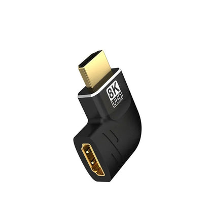 8K HDMI 90° 270° Right Angle Adapter 4K 120Hz HDMI Elbow Extension Connector