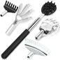 5PCS Extendable Back Scratcher Telescopic Bear Claw Back Itch Massager Tool