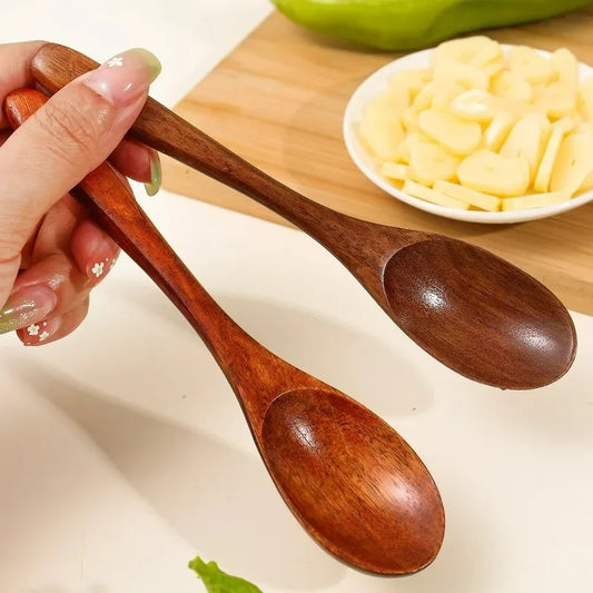 Natural Wooden Spoons – Nanmu Wood Kitchen Set | Purease