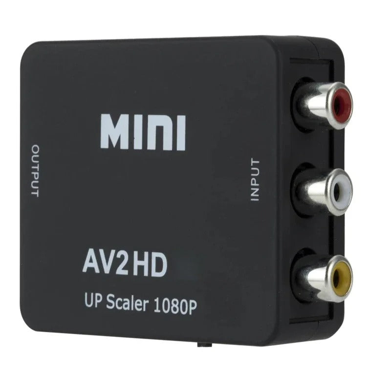 1080P AV to HDMI Converter RCA Composite CVBS Video Audio Adapter USB Powered