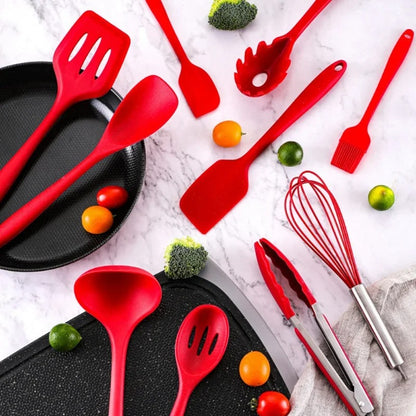 10-Piece Silicone Kitchen Utensil Set | Non-Stick Cooking Tools