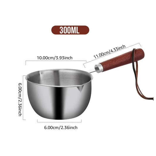 Purease Mini Stainless Steel Butter Warmer & Saucepan – 150ml / 300ml