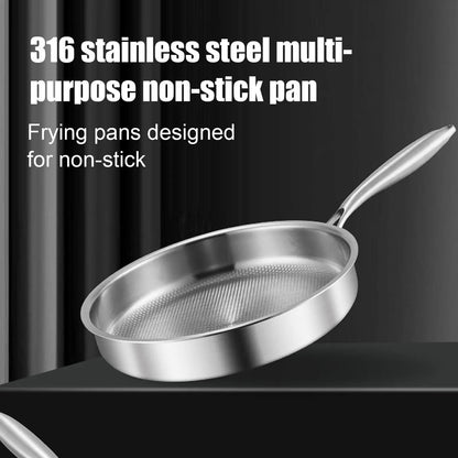 Titanium Non-Stick Frying Pan with Glass Lid 20–26cm | Purease