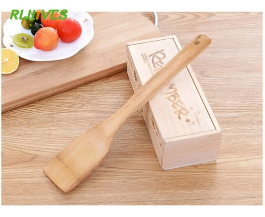 Natural Bamboo Cooking Utensil – Slotted Spatula & Turner | Purease