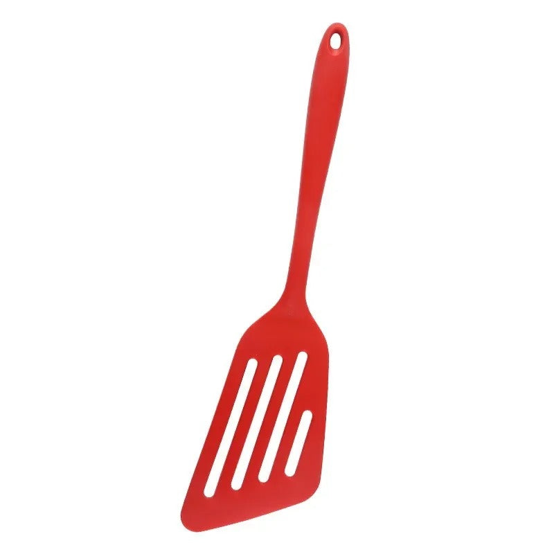 Silicone Egg Fish Frying Spatula Turner Non-Stick Kitchen Cooking Utensil Tool