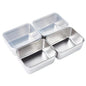1 - 6PCS Stainless Steel Food Containers Leakproof Stackable Lunch Box Set