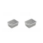 1 - 6PCS Stainless Steel Food Containers Leakproof Stackable Lunch Box Set