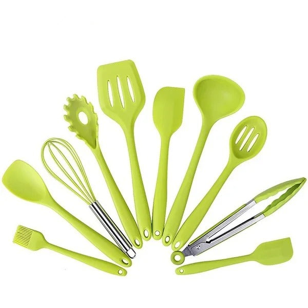 10-Piece Silicone Kitchen Utensil Set | Non-Stick Cooking Tools