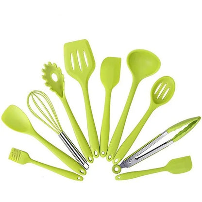 10-Piece Silicone Kitchen Utensil Set | Non-Stick Cooking Tools