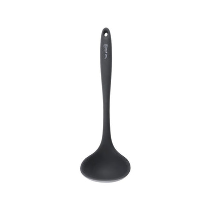 Silicone Kitchen Utensil Set Thick Grey Cooking Spatula Soup Spoon Heat Resistant Tools